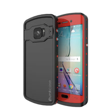 Load image into Gallery viewer, Galaxy s6 EDGE Plus Waterproof Case, Punkcase StudStar Red Water/Shock Proof | Lifetime Warranty (Color in image: red)
