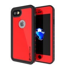 Load image into Gallery viewer, iPhone 7 Waterproof IP68 Case, Punkcase [Red] [StudStar Series] [Slim Fit] [Dirtproof] [Snowproof] (Color in image: red)
