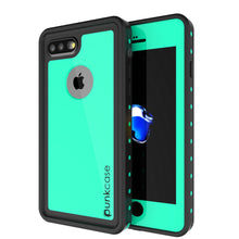 Cargar imagen en el visor de la galería, iPhone 8+ Plus Waterproof Case, Punkcase [StudStar Series] [Teal] [Slim Fit] Shockproof] [Dirtproof] [Snowproof] Armor Cover (Color in image: teal)
