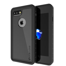 Cargar imagen en el visor de la galería, iPhone 8+ Plus Waterproof Case, Punkcase [StudStar Series] [Black] [Slim Fit] [Shockproof] [Dirtproof] [Snowproof] Armor Cover (Color in image: black)
