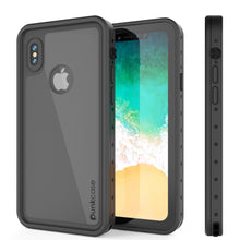 Cargar imagen en el visor de la galería, iPhone X Waterproof IP68 Case, Punkcase [Black] [StudStar Series] [Slim Fit] [Dirtproof] (Color in image: white)
