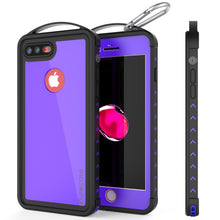 Cargar imagen en el visor de la galería, iPhone 8+ Plus Waterproof Case, Punkcase ALPINE Series, Purple | Heavy Duty Armor Cover (Color in image: purple)
