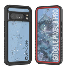 Load image into Gallery viewer, Funda impermeable Google Pixel 8 Pro, Punkcase [Extreme Series], cubierta armor con protector de pantalla incorporado [Rojo].
