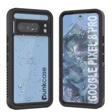 Load image into Gallery viewer, Funda impermeable Google Pixel 8 Pro, Punkcase [Serie Extreme] Cover protectora con armadura y protector de pantalla incorporado [Negro]
