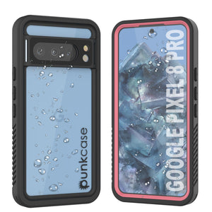 Funda impermeable para Google Pixel 9 Pro, Punkcase [Extreme Series] Armor Cover con protector de pantalla incorporado [rosa]