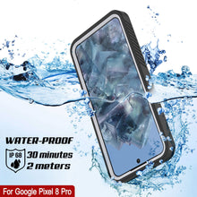 Load image into Gallery viewer, Carcasa impermeable Google Pixel 8 Pro, Punkcase [Serie Extreme] Cubierta protectora resistente con protector de pantalla incorporado [Blanco]
