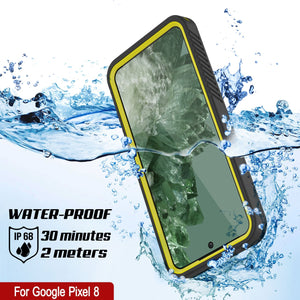 Funda impermeable para Google Pixel 9, Punkcase [Extreme Series] Armor Cover con protector de pantalla incorporado [amarillo]