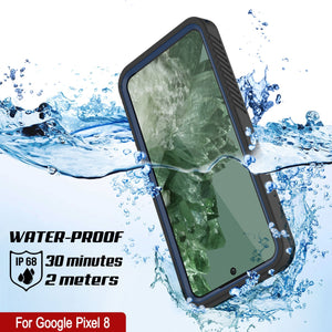 Funda impermeable para Google Pixel 9, Punkcase [Extreme Series] Armor Cover con protector de pantalla incorporado [azul marino]