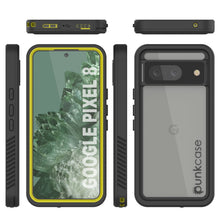 Load image into Gallery viewer, Estuche impermeable Google Pixel 8, Punkcase [Serie Extrema], cubierta de armadura con protector de pantalla incorporado [Amarillo].
