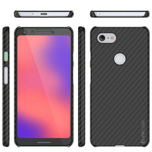 Cargar imagen en el visor de la galería, Google pixel 3 CarbonShield Heavy Duty &amp; Ultra Thin 2  Leather Cover 
