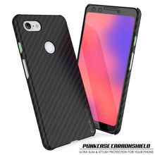 Cargar imagen en el visor de la galería, Google Pixel 4 CarbonShield Heavy Duty &amp; Ultra Thin Leather Cover 

