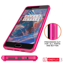 Cargar imagen en el visor de la galería, OnePlus 3 Case Punkcase® LUCID 2.0 Pink Series w/ SHIELD GLASS Lifetime Warranty Exchange (Color in image: black)
