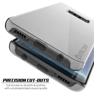 Galaxy S8 Plus Case, Punkcase Galactic 2.0 Series Ultra Slim Protective Armor TPU Cover [Silver] (Color in image: red)