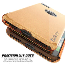 Cargar imagen en el visor de la galería, iPhone SE (4.7&quot;) Case, Punkcase Galactic 2.0 Series Ultra Slim Protective Armor TPU Cover [Gold] (Color in image: red)
