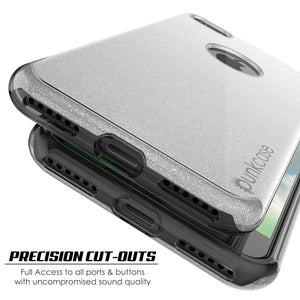 iPhone 8 Case, Punkcase Galactic 2.0 Series Ultra Slim Protective Armor TPU Cover [Silver] (Color in image: red)