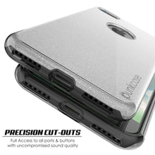 Cargar imagen en el visor de la galería, iPhone SE (4.7&quot;) Case, Punkcase Galactic 2.0 Series Ultra Slim Protective Armor TPU Cover [Silver] (Color in image: red)
