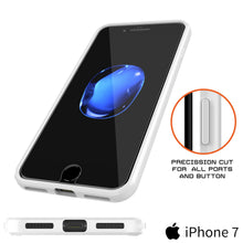 Load image into Gallery viewer, iPhone 7 Case Punkcase® LUCID 2.0 White Series w/ PUNK SHIELD Screen Protector | Ultra Fit (Color in image: black)

