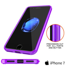 Load image into Gallery viewer, iPhone 7 Case Punkcase® LUCID 2.0 Purple Series w/ PUNK SHIELD Screen Protector | Ultra Fit (Color in image: black)
