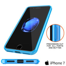 Load image into Gallery viewer, iPhone 7 Case Punkcase® LUCID 2.0 Light Blue Series w/ PUNK SHIELD Screen Protector | Ultra Fit (Color in image: black)
