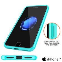 Cargar imagen en el visor de la galería, iPhone 8+ Plus Case Punkcase® LUCID 2.0 Teal Series w/ PUNK SHIELD Screen Protector | Ultra Fit (Color in image: black)
