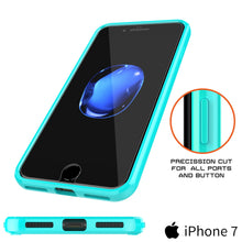 Load image into Gallery viewer, iPhone 7 Case Punkcase® LUCID 2.0 Teal Series w/ PUNK SHIELD Screen Protector | Ultra Fit (Color in image: black)

