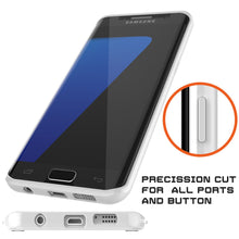 Cargar imagen en el visor de la galería, S7 Edge Case Punkcase® LUCID 2.0 White Series w/ PUNK SHIELD Screen Protector | Ultra Fit (Color in image: black)
