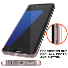 Cargar imagen en el visor de la galería, S7 Edge Case Punkcase® LUCID 2.0 Crystal Pink Series w/ PUNK SHIELD Screen Protector | Ultra Fit (Color in image: purple)

