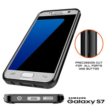 Load image into Gallery viewer, S7 Case Punkcase® LUCID 2.0 Black Series w/ PUNK SHIELD Glass Screen Protector | Ultra Fit (Color in image: light blue)
