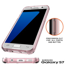 Cargar imagen en el visor de la galería, S7 Case Punkcase® LUCID 2.0 Crystal Pink Series w/ PUNK SHIELD Glass Screen Protector | Ultra Fit (Color in image: teal)

