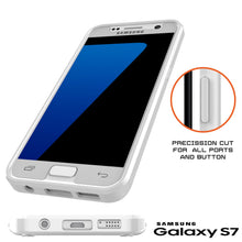 Cargar imagen en el visor de la galería, S7 Case Punkcase® LUCID 2.0 White Series w/ PUNK SHIELD Glass Screen Protector | Ultra Fit (Color in image: black)

