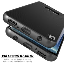 Load image into Gallery viewer, Galaxy S8 Case, PunkCase [Stealth Series] Hybrid 3-Piece Shockproof Dual Layer Cover [Non-Slip] [Soft TPU + PC Bumper] with PUNKSHIELD Screen Protector for Samsung S8 Edge [Grey] (Color in image: Navy Blue)
