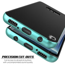Load image into Gallery viewer, Galaxy S8 PLUS Case, PunkCase [Stealth Series] Hybrid 3-Piece Shockproof Dual Layer Cover [Non-Slip] [Soft TPU + PC Bumper] with PUNKSHIELD Screen Protector for Samsung S8+ [Teal] (Color in image: Gold)
