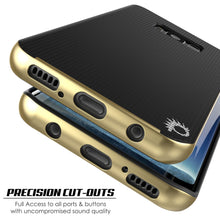 Load image into Gallery viewer, Galaxy S8 Case, PunkCase [Stealth Series] Hybrid 3-Piece Shockproof Dual Layer Cover [Non-Slip] [Soft TPU + PC Bumper] with PUNKSHIELD Screen Protector for Samsung S8 Edge [Gold] (Color in image: Silver)
