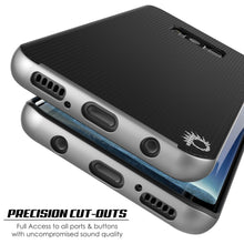Load image into Gallery viewer, Galaxy S8 Case, PunkCase [Stealth Series] Hybrid 3-Piece Shockproof Dual Layer Cover [Non-Slip] [Soft TPU + PC Bumper] with PUNKSHIELD Screen Protector for Samsung S8 Edge [Silver] (Color in image: Navy Blue)
