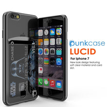 Cargar imagen en el visor de la galería, iPhone SE (4.7&quot;) Case, PUNKCASE® LUCID Black Series | Card Slot | SHIELD Screen Protector | Ultra fit (Color in image: Rose Gold)
