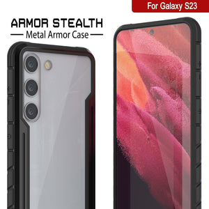 Punkcase S23 Armor Stealth Funda Protectora de Grado Militar de Capa Múltiple [Negra]