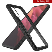 Cargar imagen en el visor de la galería, Punkcase S23 Armor Stealth Funda Protectora de Grado Militar de Capa Múltiple [Negra]

