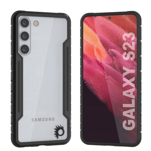 Punkcase S23 Armor Stealth Funda Protectora de Grado Militar de Capa Múltiple [Negra]