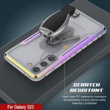 Cargar imagen en el visor de la galería, Estuche protector Punkcase S23 Armor Stealth, cubierta militar de grado Múltiples capas [Rainbow]
