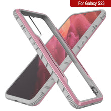 Cargar imagen en el visor de la galería, Punkcase S23 Armor Stealth Case es una funda protectora de grado militar con múltiples capas, en color oro rosa.
