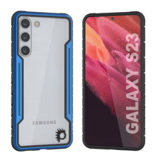 Cargar imagen en el visor de la galería, Punkcase S23 Armor Stealth Case es una cubierta protectora de grado militar con múltiples capas en color azul marino.
