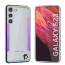 Cargar imagen en el visor de la galería, Estuche protector Punkcase S23 Armor Stealth, cubierta militar de grado Múltiples capas [Rainbow]

