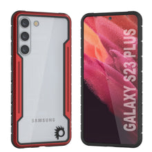 Load image into Gallery viewer, Funda Protectora Punkcase S23+ Plus Armor Stealth de Grado Militar Multicapa [Rojo]
