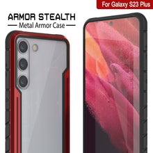 Load image into Gallery viewer, Funda Protectora Punkcase S23+ Plus Armor Stealth de Grado Militar Multicapa [Rojo]
