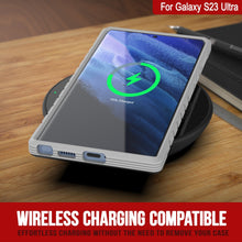 Cargar imagen en el visor de la galería, Punkcase S23 Ultra Armor Stealth Case es una cubierta protectora de grado militar de múltiples capas en color gris.
