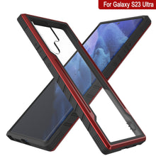 Cargar imagen en el visor de la galería, Funda Punkcase S23 Ultra Armor Stealth, protección de grado militar con cobertura multicapa [Rojo]
