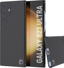 Cargar imagen en el visor de la galería, Funda ultra delgada y ligera de fibra de carbono Punkcase S23 [Serie AramidShield] Kevlar
