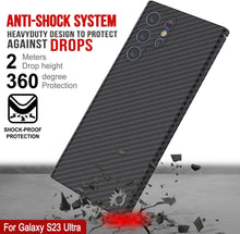 Cargar imagen en el visor de la galería, Funda ultra delgada y ligera de fibra de carbono Punkcase S23 [Serie AramidShield] Kevlar
