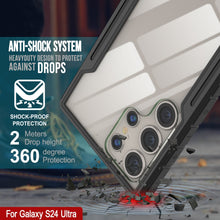 Cargar imagen en el visor de la galería, Estuche Punkcase S24 Ultra Armor Stealth Case: Cubierta protectora multicapa resistente de grado militar [Negro]
