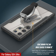 Cargar imagen en el visor de la galería, Estuche Punkcase S24 Ultra Armor Stealth Case: Cubierta protectora multicapa resistente de grado militar [Negro]
